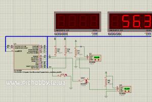 Часы-термометр с анимированной сменой индикации (PIC16F628A) Схемы термометров на pic контроллерах